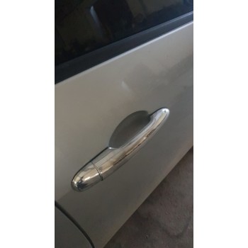 Накладки на ручки (4 шт, нерж) OmsaLine - Итальянская нержавейка для Nissan Primera P12 2002-2007 гг Накладки на ручки (4 шт, нерж) OmsaLine - Итальянская нержавейка для Nissan Primera P12 2002-2007 гг