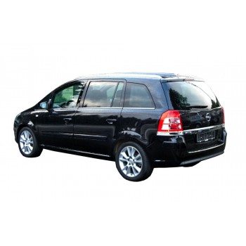 Зовнішня окантовка стекол (8 част., Нерж) Carmos - Турецька сталь для Opel Zafira B 2005-2011 рр