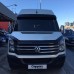 Козырек на лобовое стекло на раме V2 (черный глянец, 5мм) для Volkswagen Crafter 2006-2016 гг