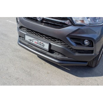 Передняя защита Texas (76мм, черный) для SsangYong Musso ІІ 2018- гг