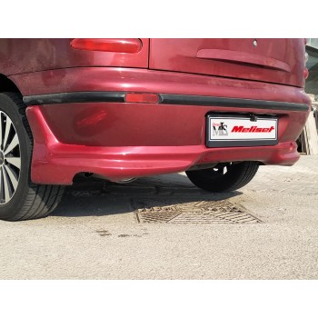 Накладка на задній бампер (Meliset, під покраску) для Fiat Bravo 2008- рр
