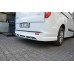 Накладка на задний бампер (под покраску) для Ford Custom 2013-2022 гг