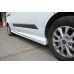 Пороги (2 шт, под покраску) Длинная база для Ford Custom 2013-2022 гг