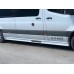Комплект порогів (під фарбування) L4 - Extra Long для Mercedes Sprinter W907/W910 2018- рр