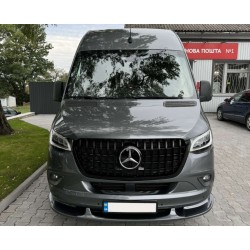 Нижняя накладка на передний бампер (под покраску) для Mercedes Sprinter W907/W910 2018- гг