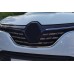 Накладки на решетку радиатора 2021-2025 (5 шт, нерж) OmsaLine - Итальянская нержавейка для Renault Megane IV