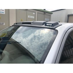 Козырек лобового стекла (Meliset LED V1) для Nissan Navara/NP300 2016- гг