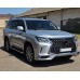 Комплект мини-рестайлинга по модели 2008-2015 на TRD Sport (бампер, фары) для Lexus LX570 / 450d