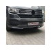 Накладка на передний бампер 2019-2025 (под покраску) для Volkswagen T6