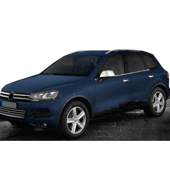 Нижний молдинг стекла (4 шт, нерж) для Volkswagen Touareg 2010-2018 гг