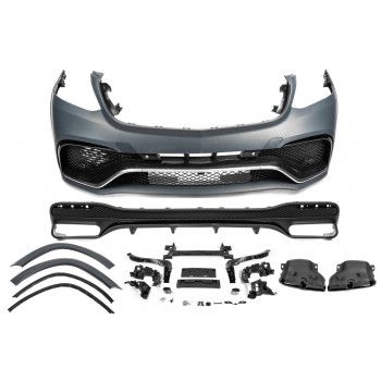 Комплект обвесов с задним диффузором AMG V1 (GLS63) для Mercedes GL/GLS сlass X166