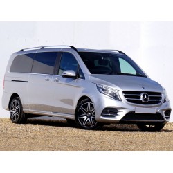 Боковые пороги AMG (ExtraLong, 2 сдвижных дверцы) ExtraLong 1 сдвижная дверка для Mercedes Vito/V-class W447 2014- гг