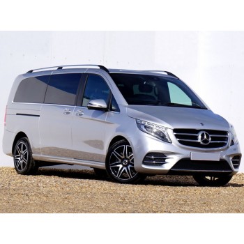 Боковые пороги AMG (ExtraLong, 2 сдвижных дверцы) ExtraLong 1 сдвижная дверка для Mercedes Vito/V-class W447 2014- гг