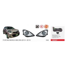 Противотуманки 2013-2016 (2 шт, галогенні) для Nissan Micra K13 рр
