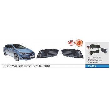Противотуманки Hibryd 2015-2018 (2 шт, галогенные) для Toyota Auris