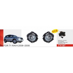 Протитуманки 2006-2008 (2 шт, галогенні) для Toyota Rav 4 рр