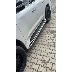 Боковые подпорожники 2015-2022 (нерж) для Lexus LX570 / 450d