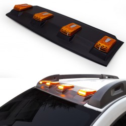 Козирьок лобовога скла V2 (LED) для Renault Duster 2008-2017 рр