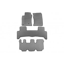 Коврики EVA (3 ряда, серые) для Toyota Land Cruiser Prado 120