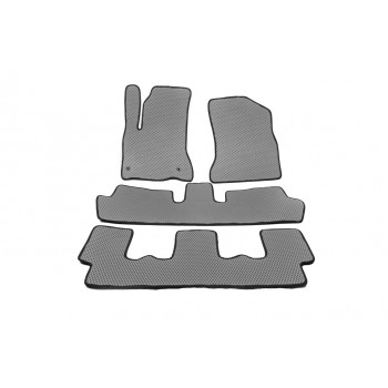 Коврики EVA (3 ряда, серые) для Citroen C-4 Picasso 2006-2013 гг