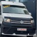 Накладка лип на передний бампер (под покраску) для Volkswagen Crafter 2016- гг
