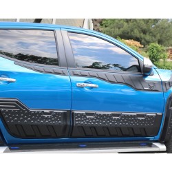 Молдинг двери EuroCap (6 шт, ABS) для Mitsubishi L200 2015-2024 гг