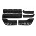 Молдинг двери EuroCap (6 шт, ABS) для Mitsubishi L200 2015-2024 гг