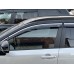 Ветровики с хромом (4 шт, Niken) для Toyota Corolla Cross