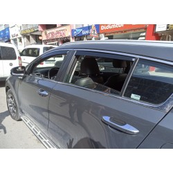 Вітровики вставні (Esa, 4 шт) для Kia Sportage 2015-2021 рр