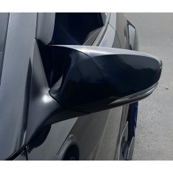 Накладки на зеркала с вырезом под поворот BMW-style (2 шт) для Hyundai Veloster 2011-2017 гг