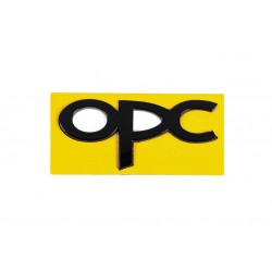 Емблема OPC 36мм на 85 мм (Чорний) для Тюнінг Opel