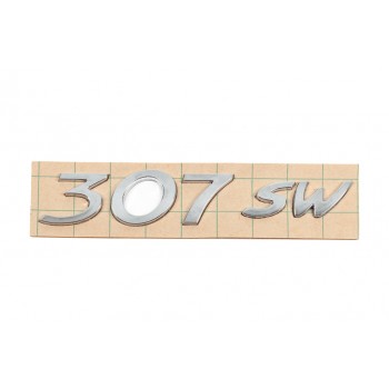 Напис 307 SW (175мм на 30мм) для Peugeot 307