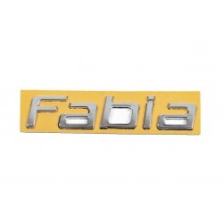 Напис Fabia (125 мм на 25мм) для Skoda Fabia 2007-2014рр
