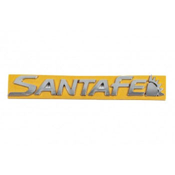 Напис SantaFe (Новий дизайн, 210мм на 30мм) для Hyundai Santa Fe 2 2006-2012 рр