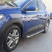 Молдинги на двери (4 шт) для Dacia Sandero 2021- гг