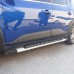 Молдинги на двери (4 шт) для Dacia Sandero 2021- гг
