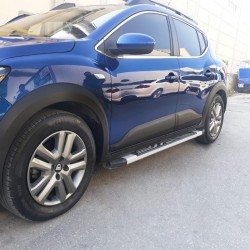 Молдинги на двери (4 шт) для Dacia Sandero 2021- гг