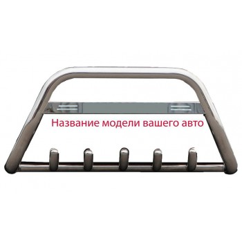 Кенгурятник WT003 (нерж) для Mitsubishi Pajero Wagon III