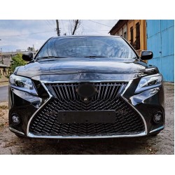 Передний бампер в сборе (рестайлинг, Lexus-стиль V2) для Toyota Camry 2006-2011 гг