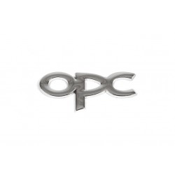 Металевий шильдик на багажник OPC (Хром) для Тюнінг Opel
