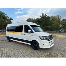 Накладка на передний бампер 510B (под покраску) для Volkswagen Crafter 2016- гг