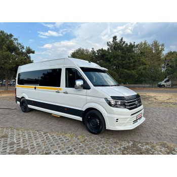 Накладка на передний бампер 510B (под покраску) для Volkswagen Crafter 2016- гг