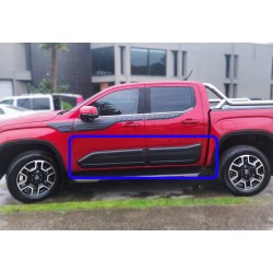 Молдинг двери EuroCap (6 шт, ABS) для Volkswagen Amarok 2022- гг