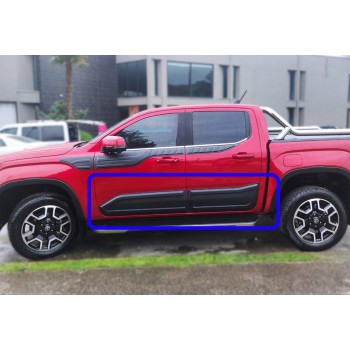 Молдинг двери EuroCap (6 шт, ABS) для Volkswagen Amarok 2022- гг