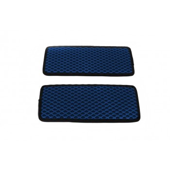 Полиуретановые коврики на пороги (2 шт, EVA, Синий) для Citroen Jumper 2007-2025 гг