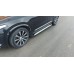 Бокові пороги Shining (2 шт., Алюміній) для Volvo XC90 2015- рр