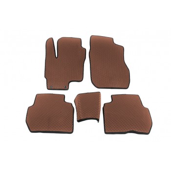Коврики EVA P-HEV (Коричневый) для Mitsubishi Outlander 2012-2021 гг