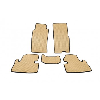 Коврики EVA (Бежевый) Короткий, 5 штук (передние и задние) для Nissan Patrol Y60 1988-1997 гг