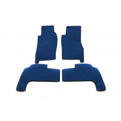 Коврики EVA (Синий) Короткий, 4 штуки (передние и задние) для Nissan Patrol Y61 1997-2011 гг