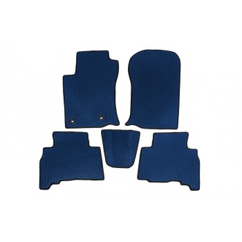 Коврики EVA (Синие) 7 местный, 2013-2022 для Toyota Land Cruiser Prado 150